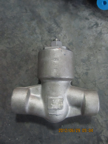 2500lbs SW 1/2 F321 Pressure seal forged check valve