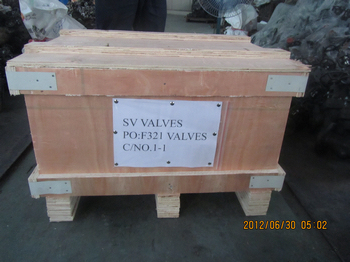 F321 Forged Gate valve and check valves shipping mark