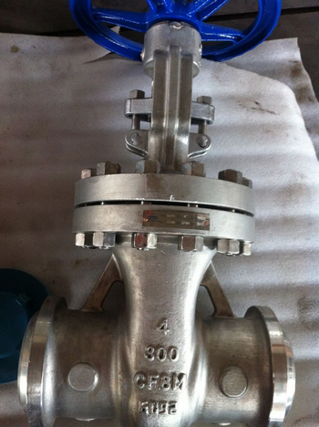300lbs BW 4 in CF8M cast steel gate valves