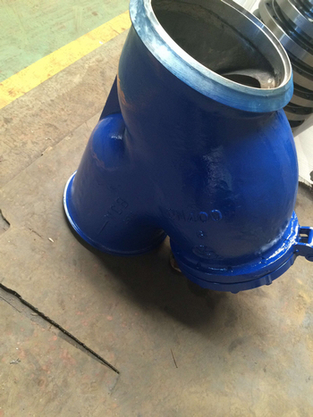 PN6 DN400 Y type strainer with quick-open flanges