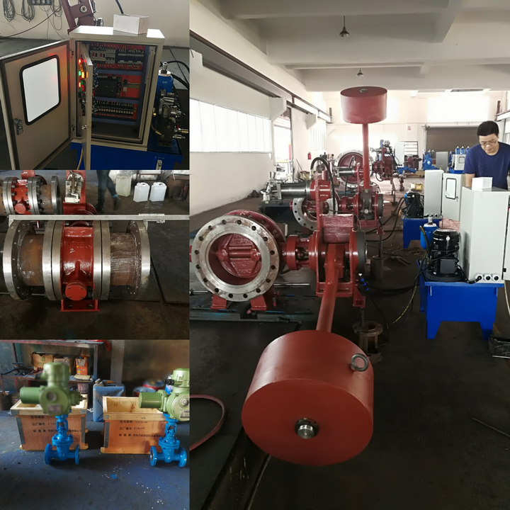 hydraulic butterfly valve with counter weight