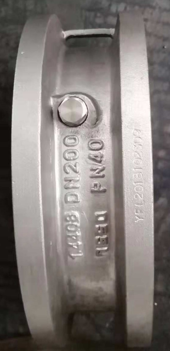 PN40 DN200 Wafer tilting disc check valve