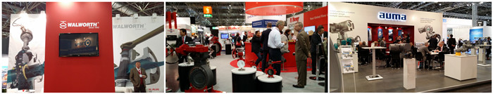 Famous valve and actuator manufacturers in VALVE WORLD 2014