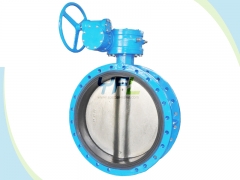 Flanged center line rubber coated butterfly valves